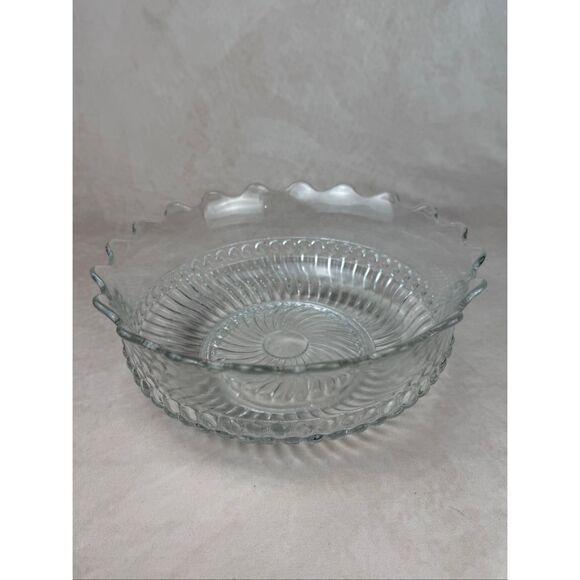 EAPG Antique Tiffin Glass Company Bowl 1888 Mn Glow - Picture 3 of 14